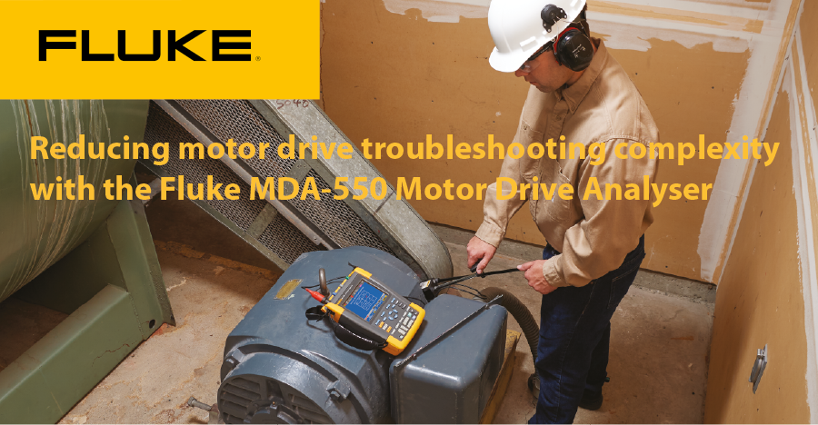 Application shot of Fluke MDA-550, by Acutest